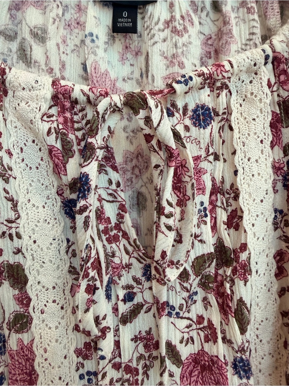 Torrid Cottagecore Crinkle Gauze Flutter Sleeve Feminine Floral Top Size Large L - Picture 6 of 14